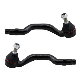 TRQ® - Front Driver and Passenger Side Outer Steering Tie Rod End Kit