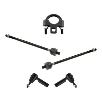 TRQ® - Front Driver and Passenger Side Inner and Outer Steering Tie Rod End Kit