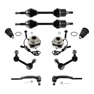 TRQ® - Front Axle Shaft and Suspension Kit
