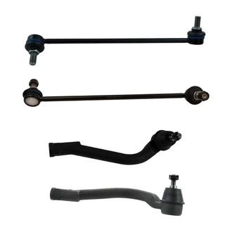 TRQ® - Front Steering Tie Rods and Suspension Kit