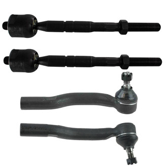 TRQ® - Front Inner and Outer Steering Tie Rod End Kit