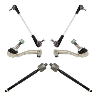 TRQ® - Front Steering Tie Rods and Suspension Kit
