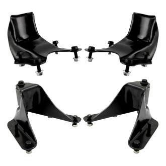TRQ® - Rear Leaf Spring Shackle and Bracket Kit