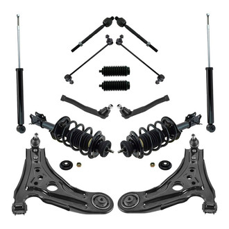 TRQ® - Front and Rear Control Arm and Suspension Kit