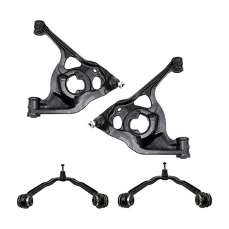 TRQ® - Front Upper & Lower Suspension Control Arm Kit