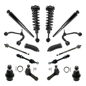 TRQ® - Front and Rear Control Arm and Suspension Kit
