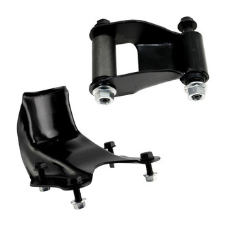 TRQ® - Rear Driver Side Leaf Spring Shackle and Bracket Kit