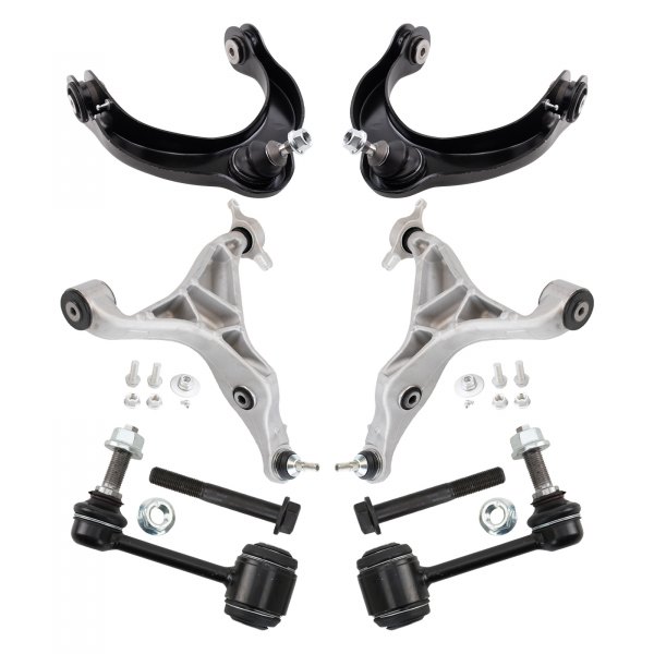 TRQ® - Front Driver and Passenger Side Control Arm and Suspension Kit