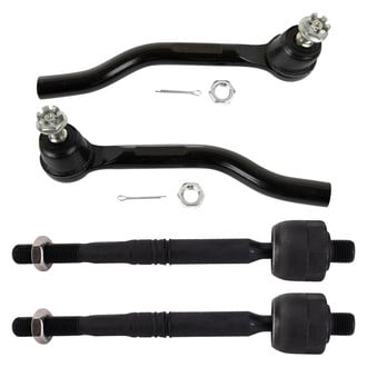 TRQ® - Front Inner and Outer Steering Tie Rod End Kit