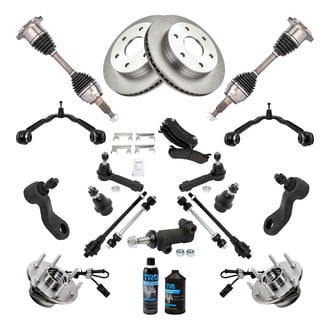 TRQ® - Front Brake Rotor and Suspension Kit