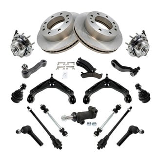 TRQ® - Front Brake Rotor and Suspension Kit