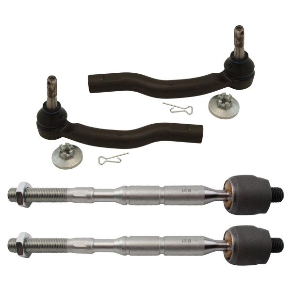 TRQ® - Driver and Passenger Side Steering Tie Rod End Kit