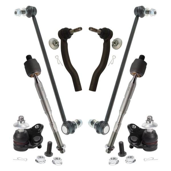 TRQ® - Front Driver and Passenger Side Ball Joint and Suspension Kit