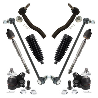 TRQ® - Front Driver and Passenger Side Ball Joint and Suspension Kit