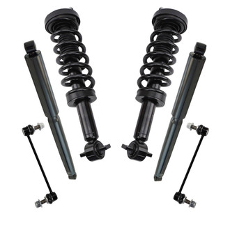TRQ® - Front and Rear Shock Absorber and Suspension Kit