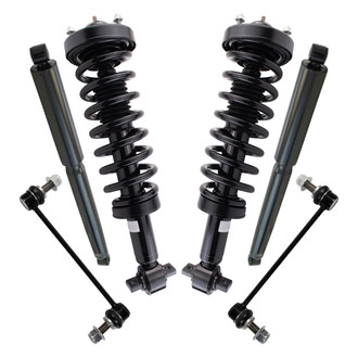 TRQ® - Front and Rear Shock Absorber and Suspension Kit