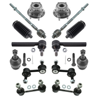 TRQ® - Front and Rear Ball Joint and Suspension Kit
