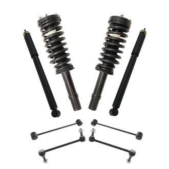 TRQ® - Front and Rear Shock Absorber and Suspension Kit