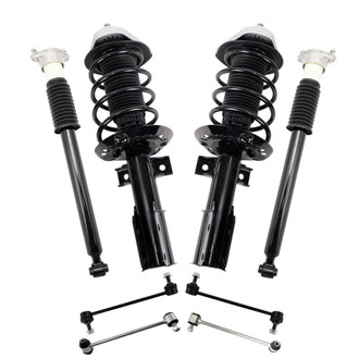 TRQ® - Front and Rear Shock Absorber and Suspension Kit