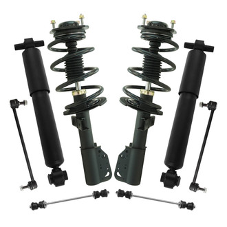 TRQ® - Front and Rear Shock Absorber and Suspension Kit