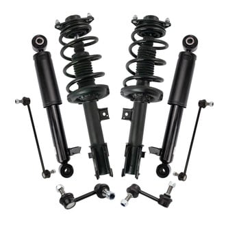 TRQ® - Front and Rear Shock Absorber and Suspension Kit