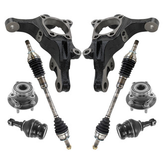 TRQ® - Front Axle Shaft and Suspension Kit