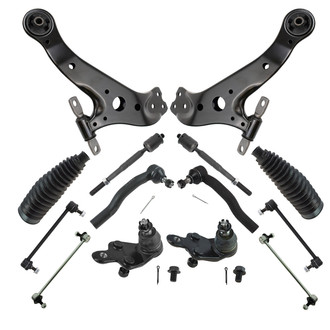TRQ® - Front and Rear Control Arm and Suspension Kit