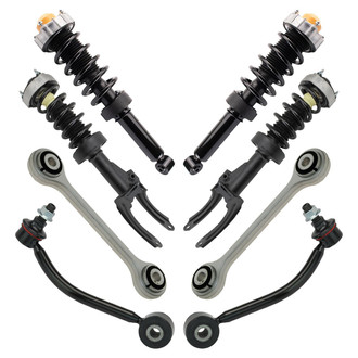 TRQ® - Front and Rear Shock Absorber and Suspension Kit