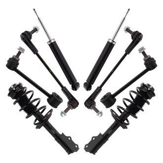 TRQ® - Front and Rear Shock Absorber and Suspension Kit