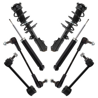 TRQ® - Front and Rear Shock Absorber and Suspension Kit