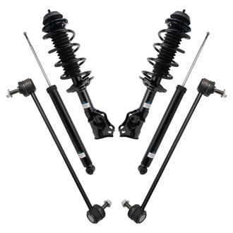 TRQ® - Front and Rear Shock Absorber and Suspension Kit