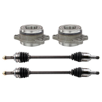 TRQ® - Rear Axle Shaft and Suspension Kit