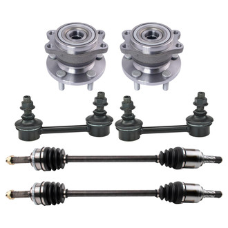 TRQ® - Rear Axle Shaft and Suspension Kit