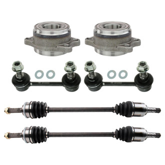 TRQ® - Rear Axle Shaft and Suspension Kit
