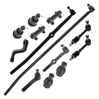 TRQ® - Front Steering Tie Rods and Suspension Kit