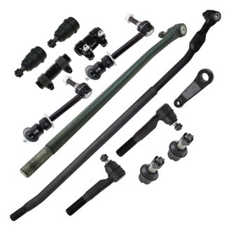 TRQ® PSA81116 - Front Steering Tie Rods and Suspension Kit
