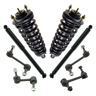TRQ® - Front and Rear Shock Absorber and Suspension Kit
