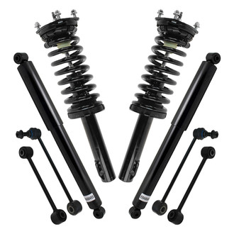 TRQ® - Front and Rear Shock Absorber and Suspension Kit