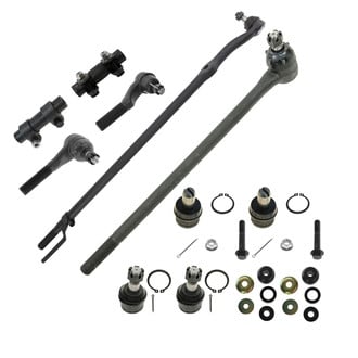 TRQ® - Front Steering Tie Rods and Suspension Kit