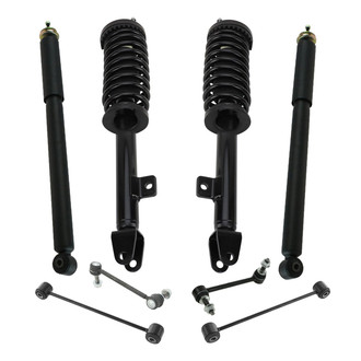 TRQ® - Front and Rear Shock Absorber and Suspension Kit