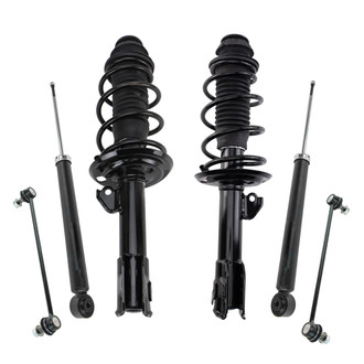 TRQ® - Front and Rear Shock Absorber and Suspension Kit