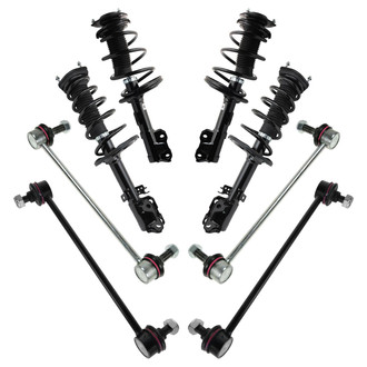 TRQ® - Front and Rear Shock Absorber and Suspension Kit