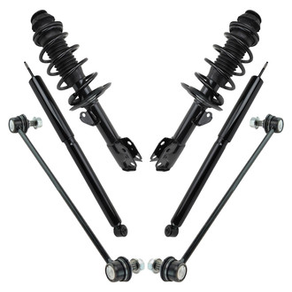 TRQ® - Front and Rear Shock Absorber and Suspension Kit