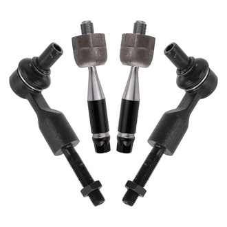 TRQ® - Front Inner and Outer Steering Tie Rod End Kit