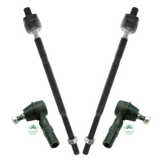 TRQ® - Front Inner and Outer Steering Tie Rod End Kit