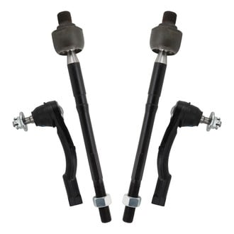 TRQ® - Front Inner and Outer Steering Tie Rod End Kit