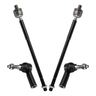 TRQ® - Front Inner and Outer Steering Tie Rod End Kit
