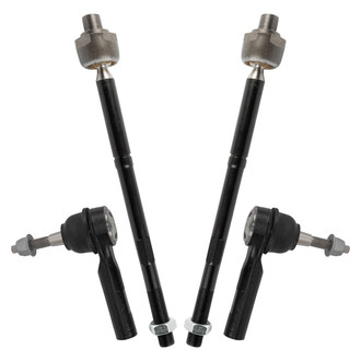TRQ® - Front Inner and Outer Steering Tie Rod End Kit
