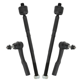 TRQ® - Front Inner and Outer Steering Tie Rod End Kit