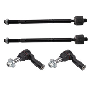 TRQ® - Front Inner and Outer Steering Tie Rod End Kit